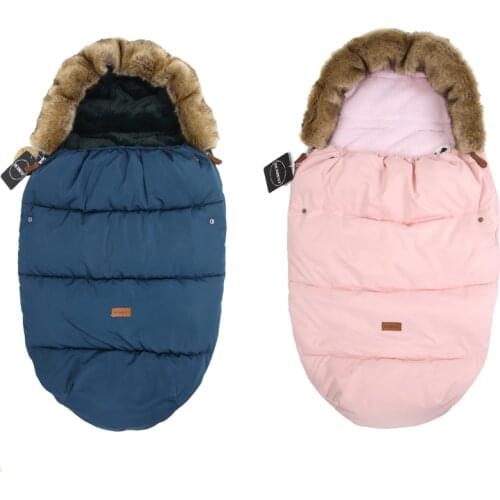 Universal Winter Baby Stroller Accessories Infant Waterproof Sleeping Bag and Thick Newborn Chrildren Blanket