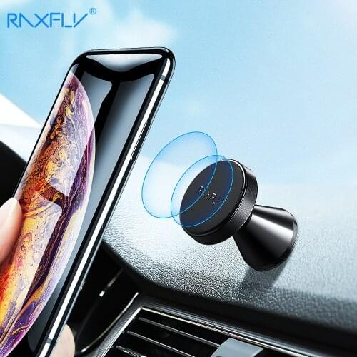 RAXFLY Universal Magnetic Car Phone Holder Stand in Car For iPhone Samsung Magnet Air Vent Mount Cell Mobile Phone Support GPS