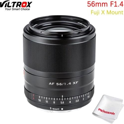 VILTROX 56mm F1.4 Auto Focus Large Aperture Lens APS-C Compact lens for Fujifilm X-mount Mirrorless Cameras X-T10 X-T2 XT-3