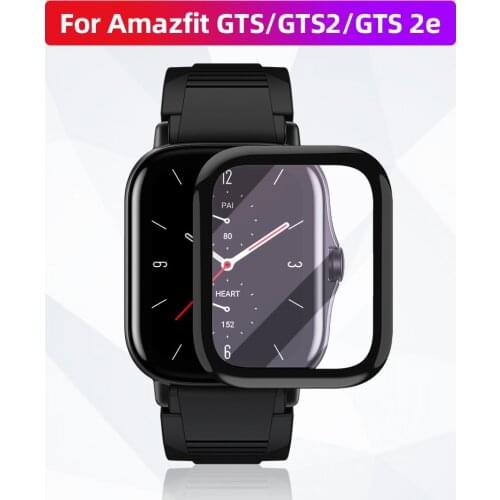 Soft Fiber Glass Protective Film Cover For Amazfit GTS 2 Mini GTS2 GTS2e Bip U Pro GTS 2e GTS 2 Smartwatch Screen Protector Case