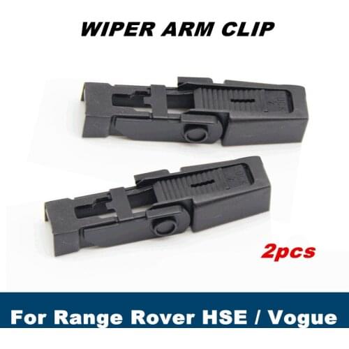 2 PCS Front Windshield Wiper Arm Lock Clip Fixing Retaining Clips For Range Rover HSE / Vogue L322 2002 - 2012 Auto Parts