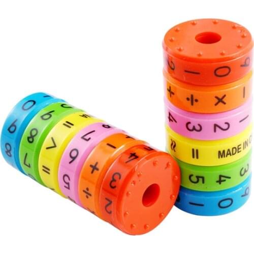 1pcs Magnetic Montessori Toys Early Learning Educational Toys For Children Math Business Numbers DIY Assembling Puzzles