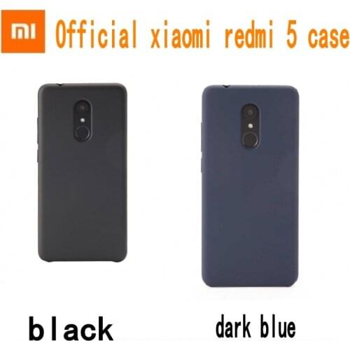 100% Original Xiaomi Redmi 5 case Redmi5 Luxury PC Official Case Hard Back Case Cover 5.7 inch hard back cover case black ,blue
