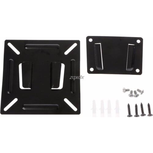 12 - 24 Inch TV Monitor Flat Screen PLASMA VESA 75/100 LCD LED TV Wall Mount Bracket Flat Panel TV Holder Stand Bracket