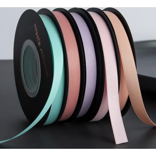 18meters/Lot 10mm high quality polyester Ribbon For Bow Craft Wedding Christmas Decoration DIY Card Gift Wrapping ribbons