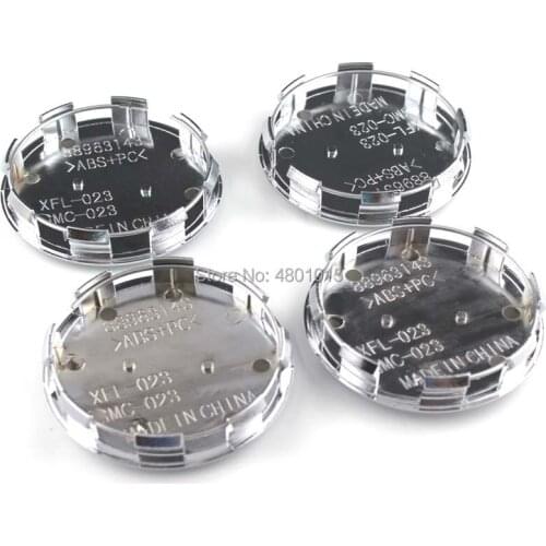 20pcs 83mm Full Chrome Car Wheel Center Hub Cap Emblem Badge Accessories Styling