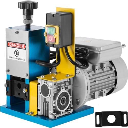 220V Powered Electric Wire Stripping Machine Peeling Cable Stripper Scrap
