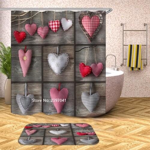 3D Digital Print Romantic Basketball Beach Beauty Picture Shower Curtain Bathroom Waterproof and Mildew Proof Hook Lover Gift