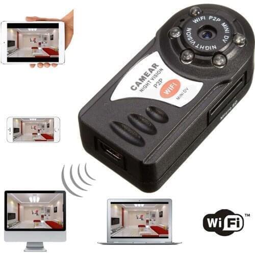 4GB Card+WIFI Mini DV IP Wireless Night Vision Camera Security For Android IOS