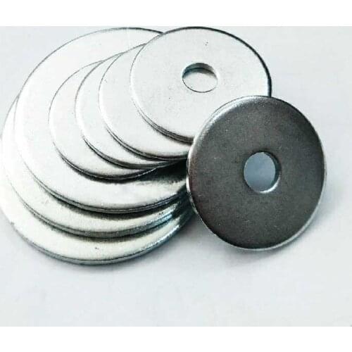 10pcs M8 thickening widening flat washers extra large gaskets galvanized thickened widened washer gasket meson