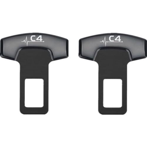 For Citroen C4 AccessoriesCar Styling Car Belt Buckles Safty Belt Alarm Canceler Stopper 2pcs