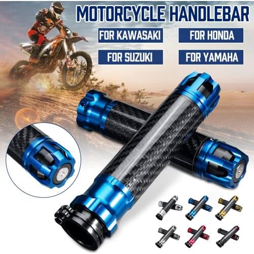 7/8inch 22mm Aluminum Motorcycle Handlebar Grips Handle Bar For Kawasaki/Honda/Suzuki/Yamaha