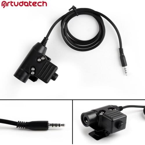 Artudatech 1Pcs 3.5mm Z Tactical Bowman TCI U94 PTT Headset For Samsung For Apple For HTC For Sony Phone