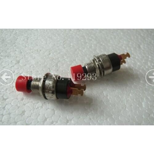 [BELLA]USA USA 0.4VA MAX Small pushbutton switch reset switch normally open holes 6MM--10PCS/LOT