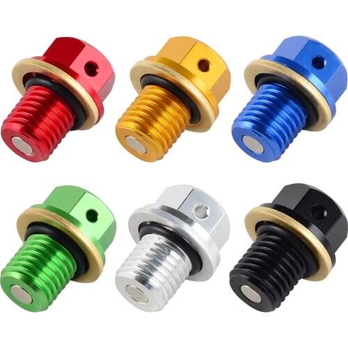 NICECNC M12xP1.5 Oil Drain Plug Bolt Screw For Honda CRF XR Z 50 CR 80 125 250 480 500 125R 250R XR 100 250 350 500 650L 74-2013