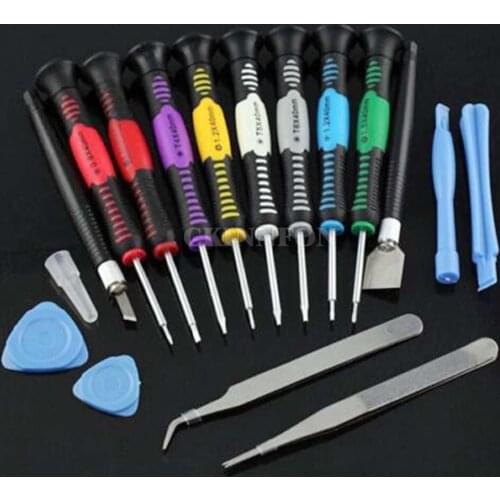 DHL 20PCS 16 In 1 Mobile Phone Repair Tools Screwdrivers Set Opening Kit Precision Cellphone For Iphone Samsun