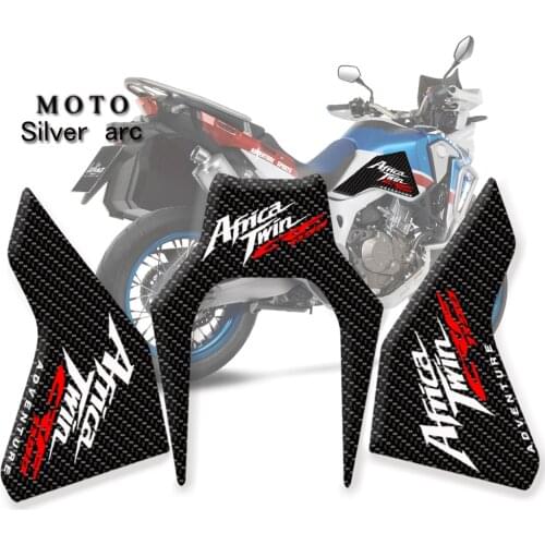 For Honda CRF1100L Africa Twin Adventure 2020 CRF1100 L ADV Carbon fiber texture motorcycle fuel tank cap decals gas cap sticker