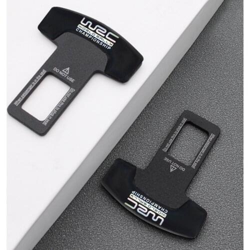 1/2PCS WRC Emblem Quality Alloy Car Seat Belt Cover Clip Safety Belt Plug For Subaru XV Legacy Forester Impreza WRX Accessories