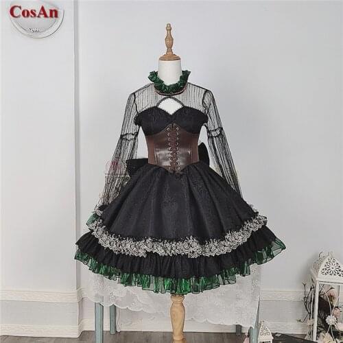 Hot Game Touhou Project Kaenbyou Rin Cosplay Costume Gorgeous Balck Formal Dress Activity Party Role Play Clothing Custom-Make