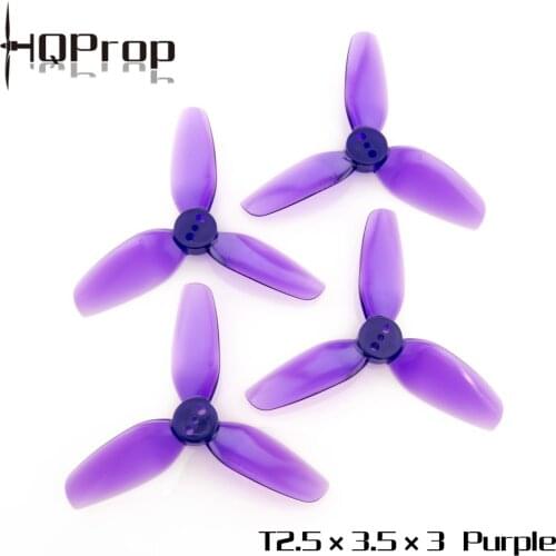 HQPROP T2.5X3.5X3 2535 3-Blade PC Propeller for RC FPV Racing Freestyle 2.5Inch Toothpick Cinewhoop Drones 1104 1106 1204