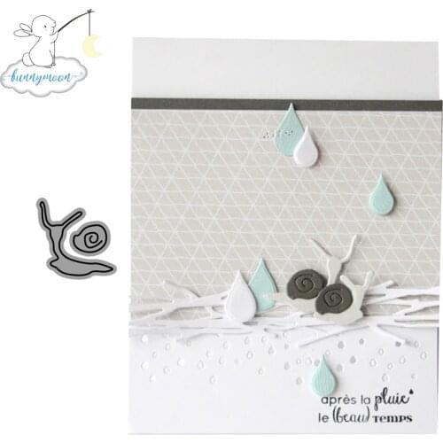 CH Snails Metal cutting dies stencil Greeting Card Decoration DIY Scrapbooking Scrapbook Paper Photo Album