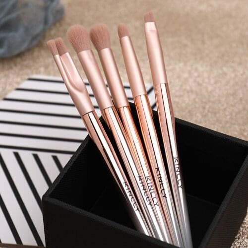 5 PCS Makeup Brushes Set Eye Shadow Eyeliner Lip Eyebrow Brushes High Quality Professional Makeup Cosmetics Micro Brush Female