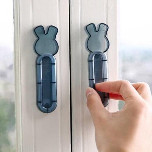 2pcs/set Window Paste Handle Stickers Cabinet Door Handle Wardrobe Lock Handle Glass Sliding Door Assist Home Gadgets Supplies