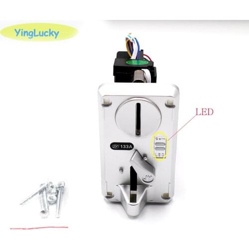 Arcade coin receivers Multi coin electronic acceptor vending machine mechanism Selector acceptor redemption ticket Arcade game