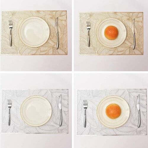 PVC Placemat kitchen Table Mats Insulation Coffee Placemat Decoration Table Pad Anti-scald and anti-oil home