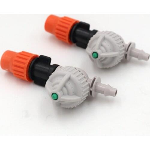 20pcs/pack Adjustable Mist Sprinkler With 1/4" Antidrip For Micro Greenhouse Irrigation Misting Garden Watering Fitting M185