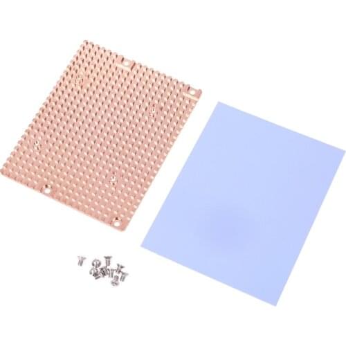 Ultra Thin Pure Copper Heatsink Cooler Hard Disk Heat Sink Thermal Pad for M.2