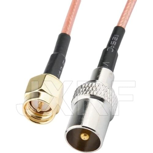 The factory sales RF Coaxial cable TV to SMA connector TV male to SMA male Plug RG316 Pigtail cable 15cm fast ship