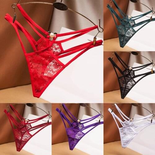 Women Thong Sexy Panties Thong Lace Pants Ladies Briefs Underwear Multicolor sexy lace Low waist Thong нижнее белье женское 05