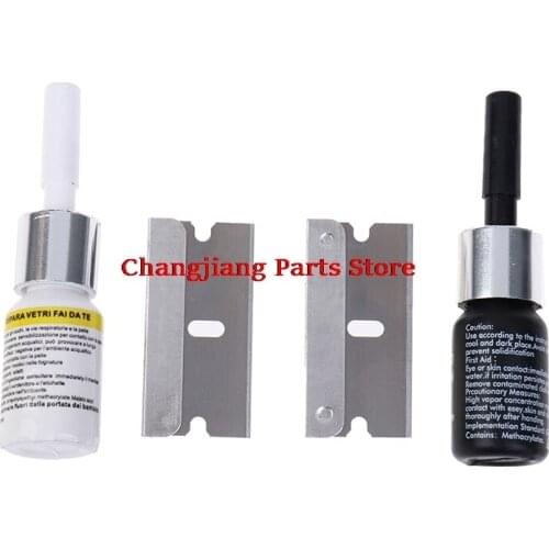 1set high quality Auto Glass Scratch Crack Restore Tool Car Windshield Repair Resin Glass Repair