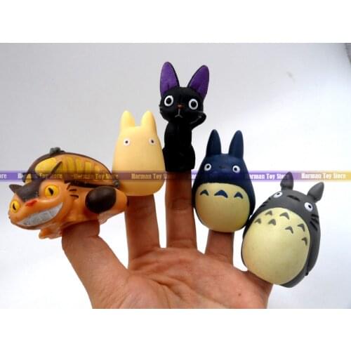4-6cm 5pcs/lot PVC Japanese Miyazaki anime cartoon figure My Neighbor Totoro action figure set best kids toys for girls