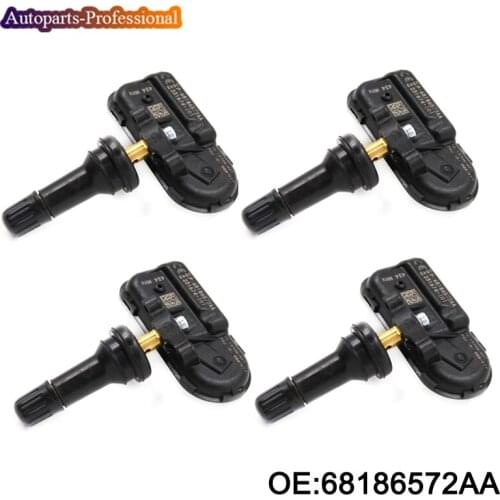 4 pcs/lot 68186572AA New TPMS Tire Pressure Monitor Sensor For Cherokee Ram Series 2014-2017 car accessories