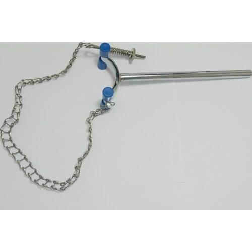40-150mm Length beaker Clamp chains clip lab beaker holder clamp For Chemistry Kit Tools Chromatographic Column clamp