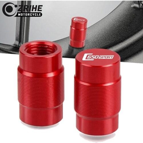 Motorcycle Accessories CNC Couple Aluminum Vehicle Wheel Tire Valve Stem Caps Covers For BMW C650SPORT 650 2pcs Universal cycle