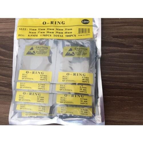 Free Shipping! 500pcs 0.9mm 31mm-40mm Large Size O Ring Rubber Seal Washers Watch Case Back Gaskets