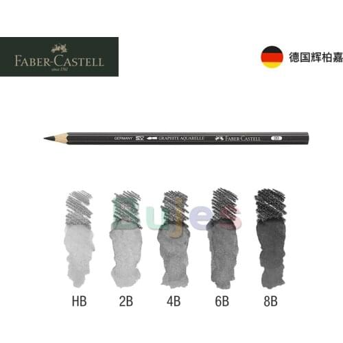 5pcs/lot Imported German Faber Castell Water-soluble Graphite Pen,Sketch Water-soluble Pencil,Professional Brush,Painting Design