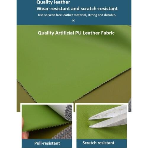 Quality Artificial PU Leather Soft And Hard Bag Background Wall Solvent-Free Sofa Seat Leather Handmade DIY Leather