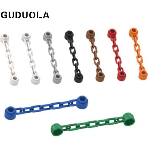 Guduola Special Brick 92338 Chain with 6 Links Building Blocks MOC Build Technic Parts Puzzle 100pcs/LOT