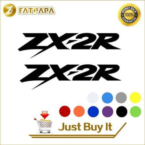 Motorcycle bike Fuel tank Wheels Fairing notebook Luggage helmet MOTO Sticker decals For KAWASAKI ZX-2R ZX 2R ZX2R