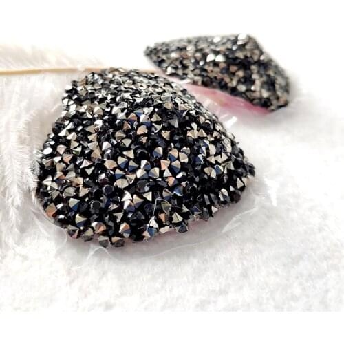 Sparkling Diamond for cats ear hair band cloth accessories Chest paste Diamond t-pants bikini