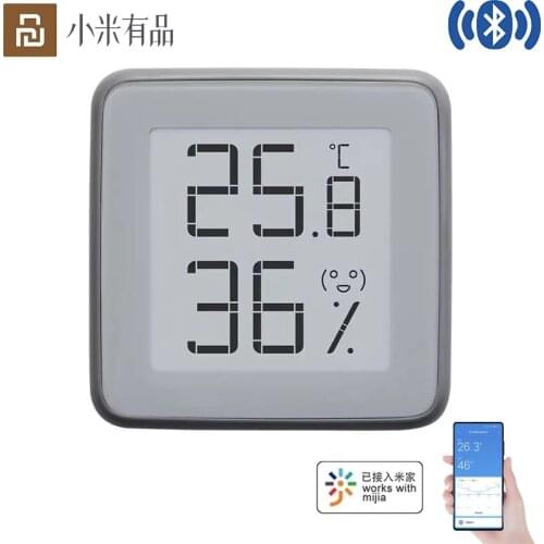 Youpin Miaomiaoce Bluetooth Thermometer Hygrometer E-Ink Screen BT2.0 Smart Temperature Humidity Sensor Works For Mijia App