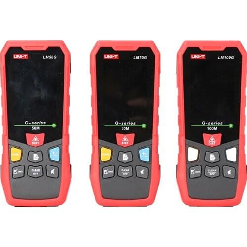UNI-T LM50G/LM70G/LM100G Laser Distance Meter Handheld Mini Laser Rangefinder Tape Range Finder Measure Tester