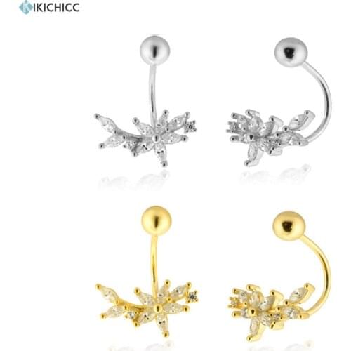 KIKICHICC 925 Sterling Silver Gold Beads Thread Circle Loops Women Fine Jewelry Luxury Clips Wedding Party Special Jewels Gift