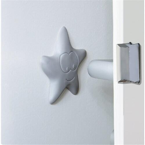 1PCS Self Adhesive Wall Protectors Rubber Stop Door Handle Bumper Guard Stoppe Cabinet Catches for Door Stopper Doorstop