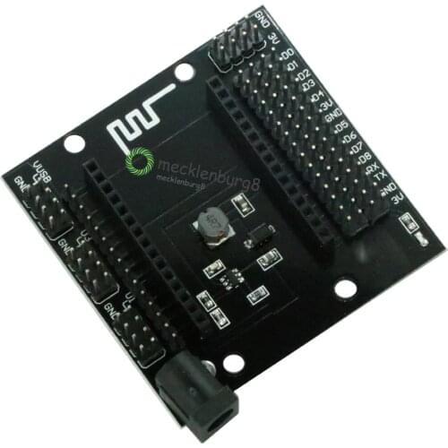 5 pcs NodeMcu Node MCU Base ESP8266 ESP-12E Testing DIY Mockup Foundation Tester for NodeMcu V3 for Arduino IDE