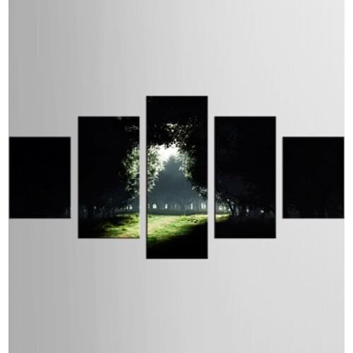 5 pieces framed Wall Art Picture Gift Home Decoration Canvas Print painting Mysterious garden wholesale/XYZ-FJ-(23)